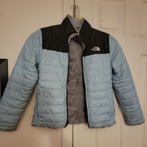 North Face girls M reversible winter jacket